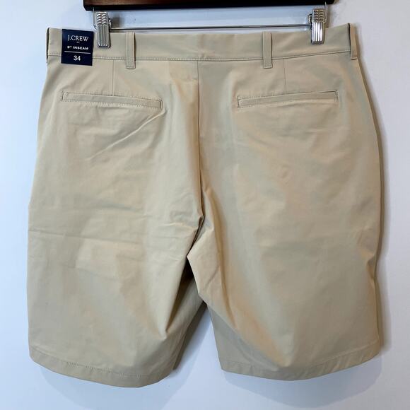 J.Crew Factory 9 Inch Tech Short Golf Performance Boat Vacation AL096 Dust 34 - Picture 6 of 13